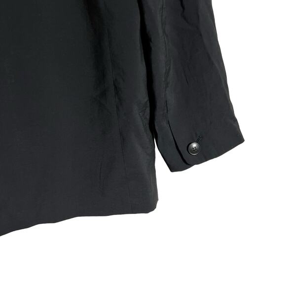 Madewell Black Oversized Relaxed Softdrape Blazer Jacket Size Medium - Picture 9 of 14